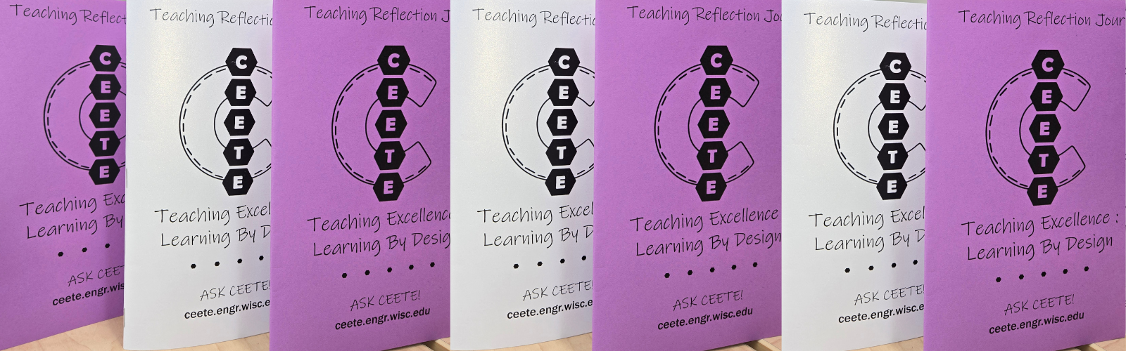 an array of teaching reflection journals